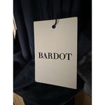 Bardot Amalie VelourVelvet Dress Size 4 NWT Grey Blue | Square Neck | High Slit Photo 7