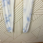 SoulCycle Tie Dye Joggers Blue/White Tie Waist Photo 7