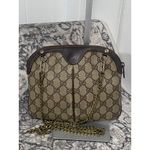 Gucci  GG Supreme Monogram Sherry Line Shoulder bag Crossbody in Beige and Brown Photo 5