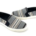 Vince  Blair Striped Woven Slip On Sneaker Photo 0