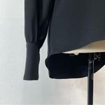 ZARA Choker Neck Black Blouse Size Small Photo 8