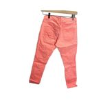 Old Navy Rockstar Jeans Size 6S Neon Orange 5 Pocket Stretch Tapered Leg Photo 1