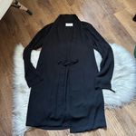 Aritzia  Babaton Black Long Sleeve Mini Wrap Dress In Black Photo 1