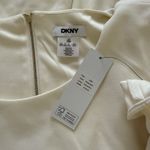 DKNY Ivory Plus Sz 22W Dress Women Short Sleeve Petal Curvy Cocktail Hem Style Photo 4