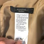 Max Mara Suede Sleeveless Dress Size 14 US Tan Brown Photo 9
