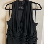 Jones Wear Dress black size 20W halter ruched waist fit and flare midi formal Photo 2