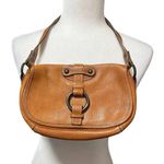 Banana Republic  Brown Pebble Leather Shoulder Bag Leather Photo 0