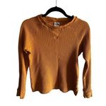 The North Face  chabot crew waffle long sleeve mustard size small Photo 0