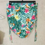 Cacique Swim Suit Set 38D Lined Bra Top Size 14 High Waisted Brief Hawaiian Photo 4