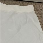 Eileen Fisher White Knit Mini Knee Length 100% Organic Linen Skirt - Size PS Photo 8