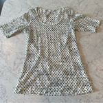 American Rag Women's Juniors Cie Sheer Embroidered Polka Dot Top Size Medium Photo 0