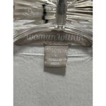 Woman Within Woman Within White Crochet 3/4 Sleeve Top Size 18/20 V Neck Boho Peasant Photo 2