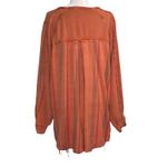 Free People  Graphic Sweatshirt Flannel XS Jackson Wyoming Oversized Distressed Photo 4