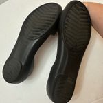 Crocs Lina Dorsay Flat Sandals Womens 10 Black Comfort Slip On *Paint Splatters Photo 11