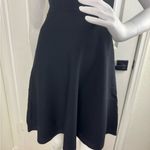 Line Mesh Fit & Flare Mini Black Skater Dress Women's Size S Photo 6