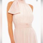 Mac Duggal New with tags Blush Halter Bow Sleeveless Chiffon Gown Sz 14 Photo 2