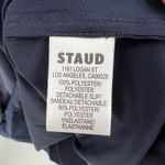 STAUD  Midi Slip Dress Size Medium Satin Dark Navy Blue Cocktail Party Minimalist Photo 9