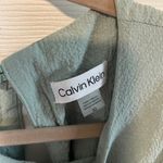 Calvin Klein  Light Green Textured Dress Photo 1