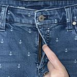 Talbots | Flawless Slim Ankle Anchor Print Jeans Stretch Cotton Denim Women’s 8 Photo 4