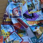 Loudmouth Multicolored Fairway Postcards From The Wedge Golf Skort 6 Pickleball Blue Photo 2