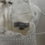 Two Sisters Two Sisters The Label Rivers Dress Size 2 White Lace Illusion Midi Dress Bridal Photo 8