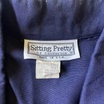 Vintage Military Style Blazer Blue Size M Photo 5