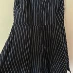 Francesca's Fit And Flare Navy Dress Photo 5