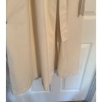 Vintage Shadowline Robe Large Ivory Embroidered Floral Pockets Belted USA Made Photo 6