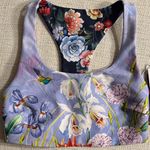 Johnny Was  Floral Sports Bra - Blue and Multicolor Photo 0