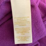 Kate Spade Purple 3/4 Sleeve Wool/Cashmere Cardigan Sweater Size Medium Photo 3