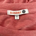 Anthropologie Sundry 1 Maxi Dress Small Pink Tiered Peasant Ruffle Short Sleeve Photo 8