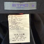 Etro Wool Silk Black Shift Dress Sleeveless size 44 / US Medium Photo 5