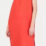 Eileen Fisher  100% Organic Linen Gauze MIDI Dress- Size Petite Medium Photo 0