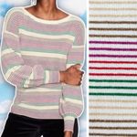 Boden Murial blousy sleeve wool blend sweater Purple Photo 1