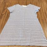Sail To Sable  Tshirt Shift Sheath Nautical Coastal Stripe shortsleeve mini dress Photo 7