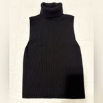 ZARA  Black Ribbed Knit Top Photo 2