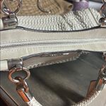 Coach Madison white woven Carrie Pinnacle drifter Satchel shoulder bag 23341 Photo 6