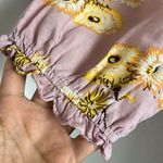 Madewell  Linen-Blend Ruffle-Cuff Wrap Dress in Dutch Dandelions Small Photo 5