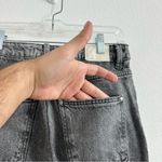 ZARA Gray High Rise Straight Leg Jeans Size: 6 Photo 4