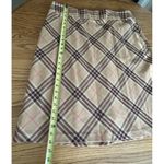 Lands' End  Size 16 Nova Print Skirt A-Line Wool Plaid Lined Academia Pockets Photo 2