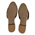 Birdies  The Songbird Mules Khaki Green Satin Quilted Size 8.5 Photo 6