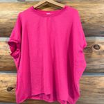 JODIFL Women’s Short Sleeve Hot Pink Top Photo 2