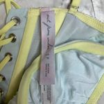 Urban Outfitters  out from under UO Modern Love Ruched Pastel Corset blue small Photo 3