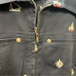 Island Republic Nautical Themed Zip Front Jacket: Size 8 Blue Photo 5