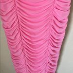 Majorelle  Tabitha pink ruched fitted midi dress Photo 5