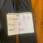 White House | Black Market Straight Leg Pants Gray 12R Slim Stretch Side Zip Photo 3