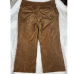 Coldwater Creek Women's Size 16P Golden Brown Wide Leg Corduroy Pants Photo 2