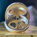 White Buffalo Blue Turquoise Sterling Silver Forest Ring Size 6 Photo 4