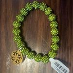 Rustic Cuff Women’s lime green crystal  bracelet Photo 0