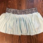 Lululemon Pleat To Street Skirt II Print Waistband Size 8 Tranquil Blue Ace Spot Photo 0